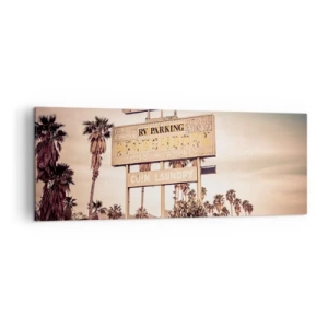 Schilderen op canvas - Hier staat de tijd stil - 140x50 cm