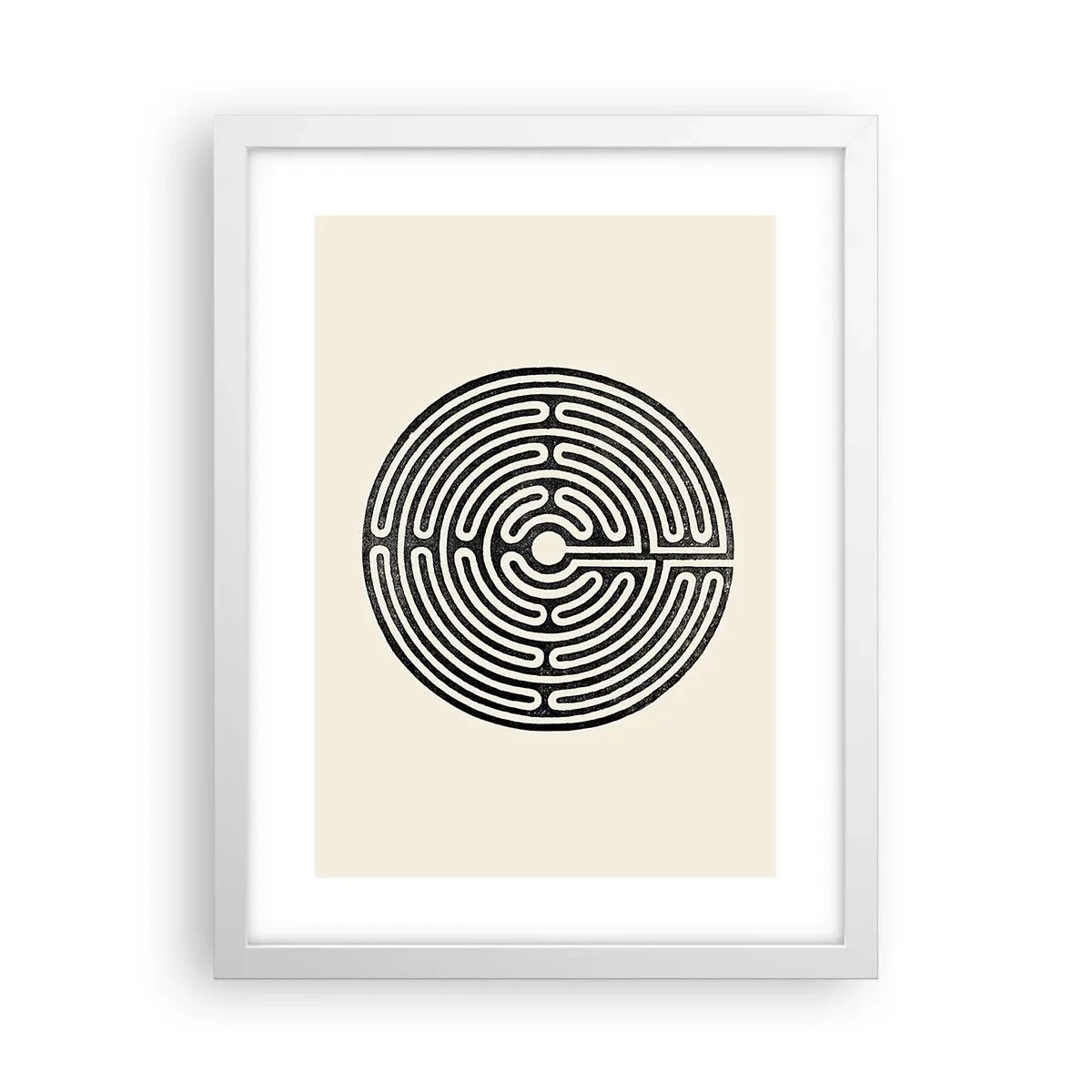 Poster in een witte lijst - Mysterieuze orde - 30x40 cm