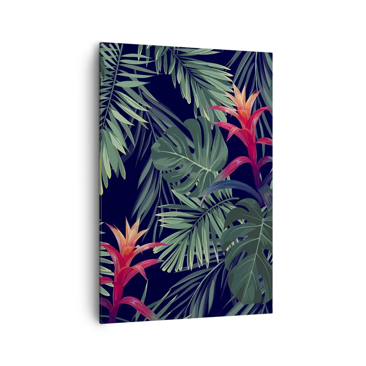 Schilderen op canvas - Ontsteken in het groen - 70x100 cm