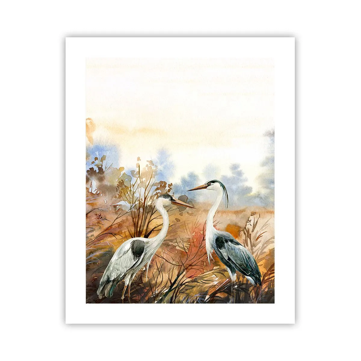 Poster - Waarheen in de herfst? - 40x50 cm
