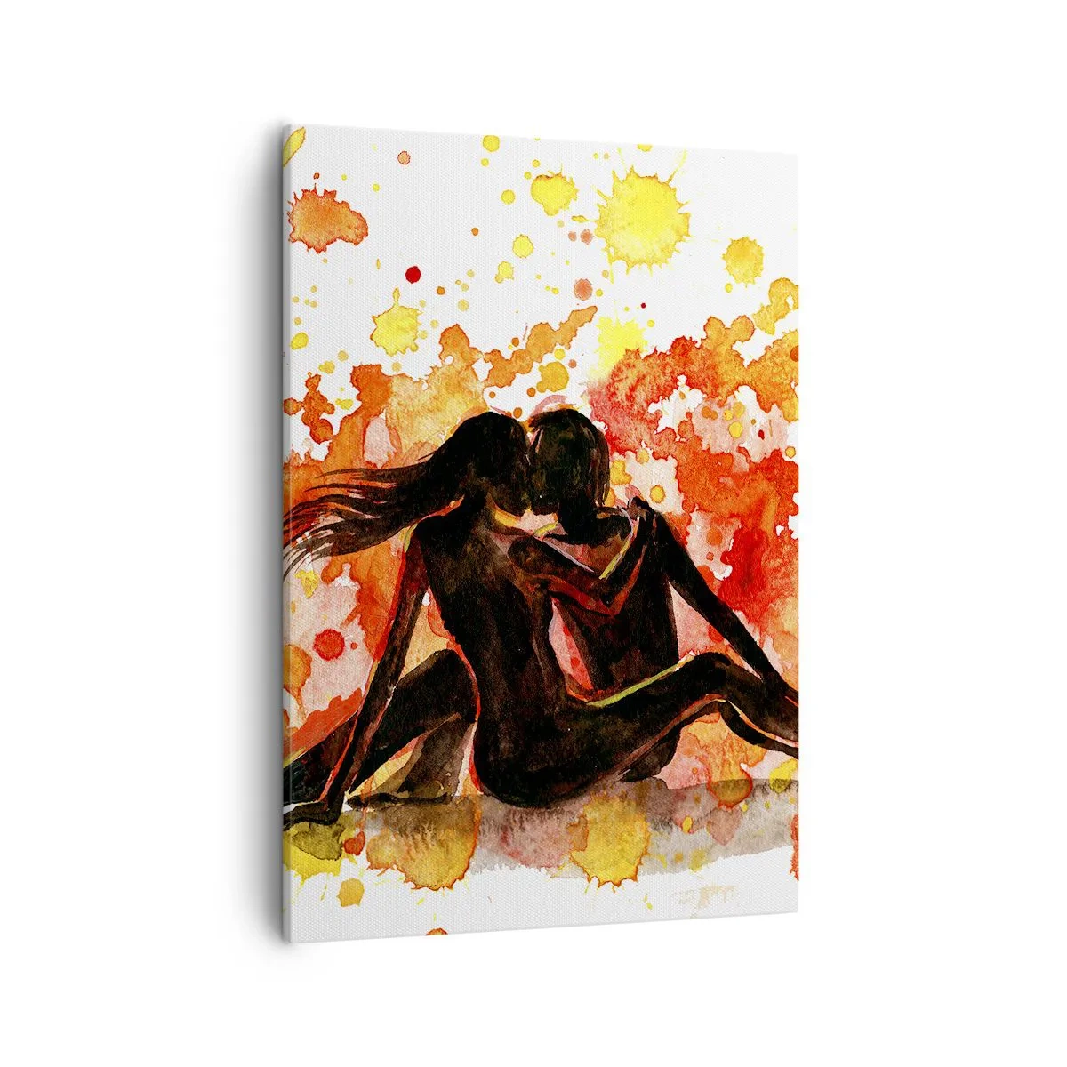 Schilderen op canvas - En er was licht - 50x70 cm