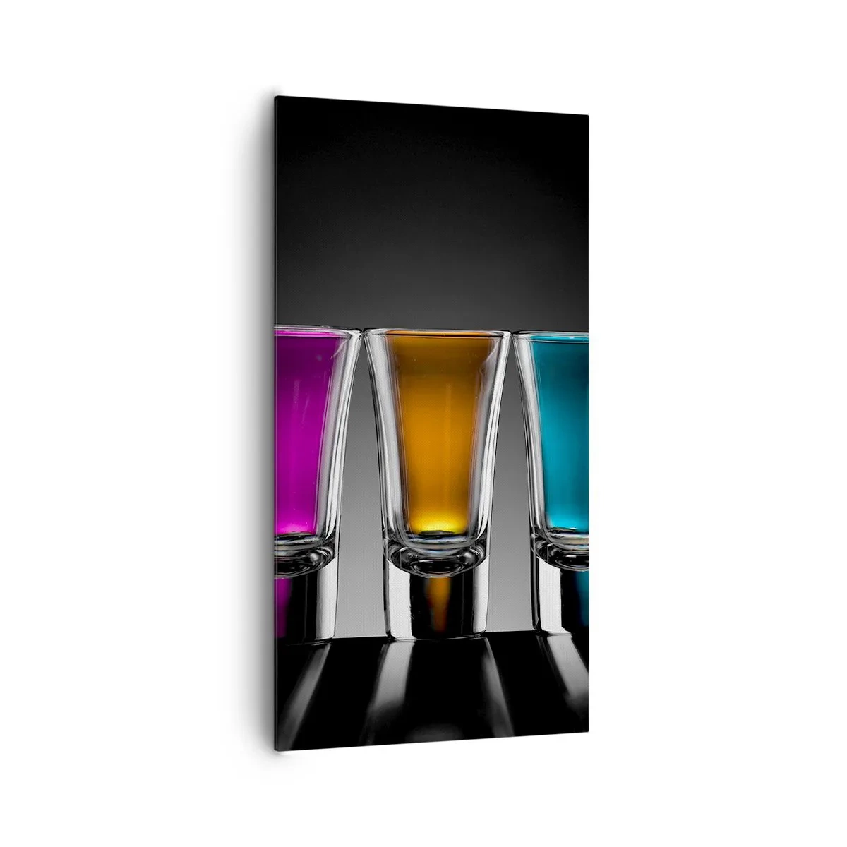 Schilderen op canvas - Kleuren van vreugde - 65x120 cm