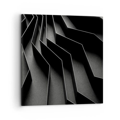 Schilderen op canvas - Ruimtelijke orde - 70x70 cm
