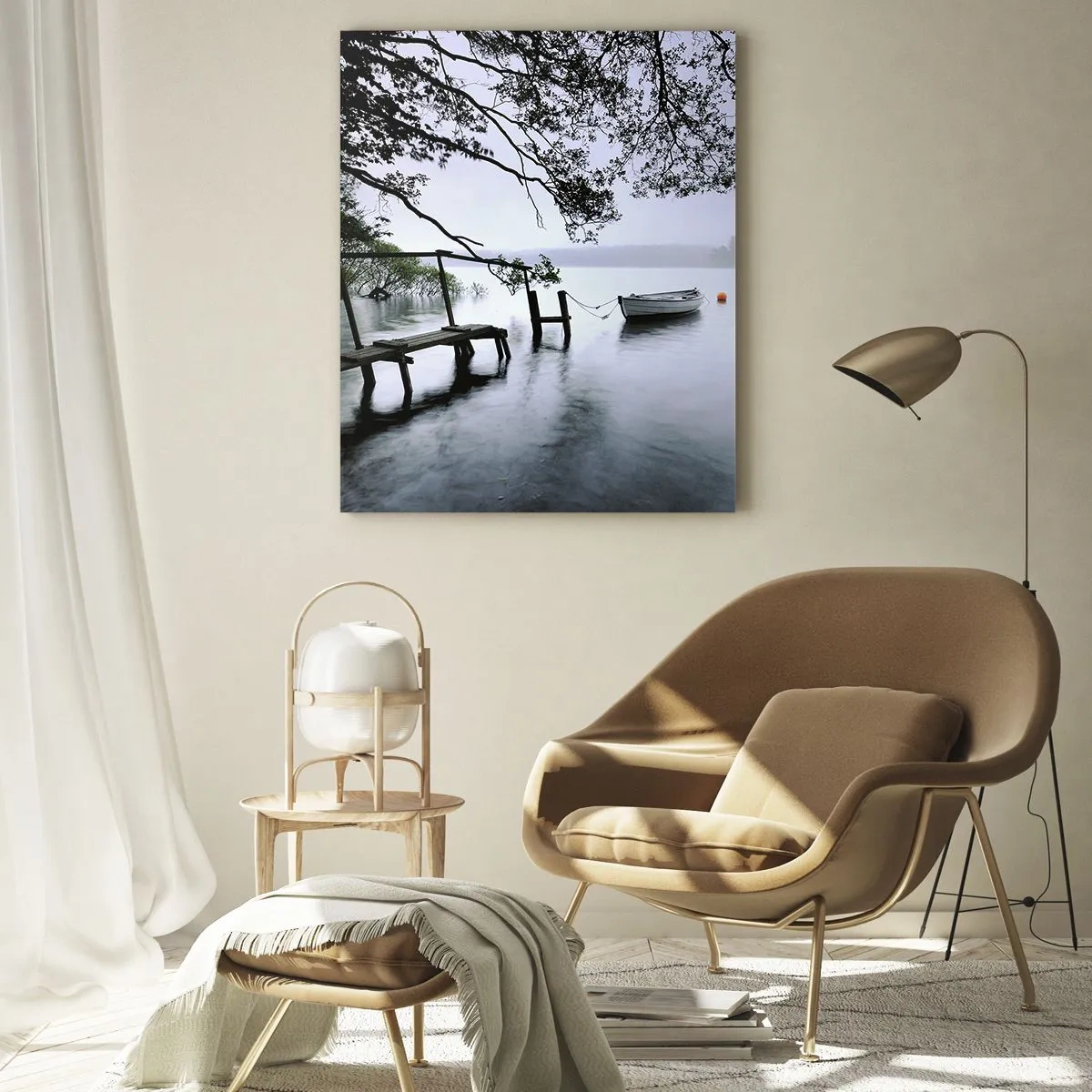 Schilderen op glas - Je bent al aan het rusten - 50x70 cm