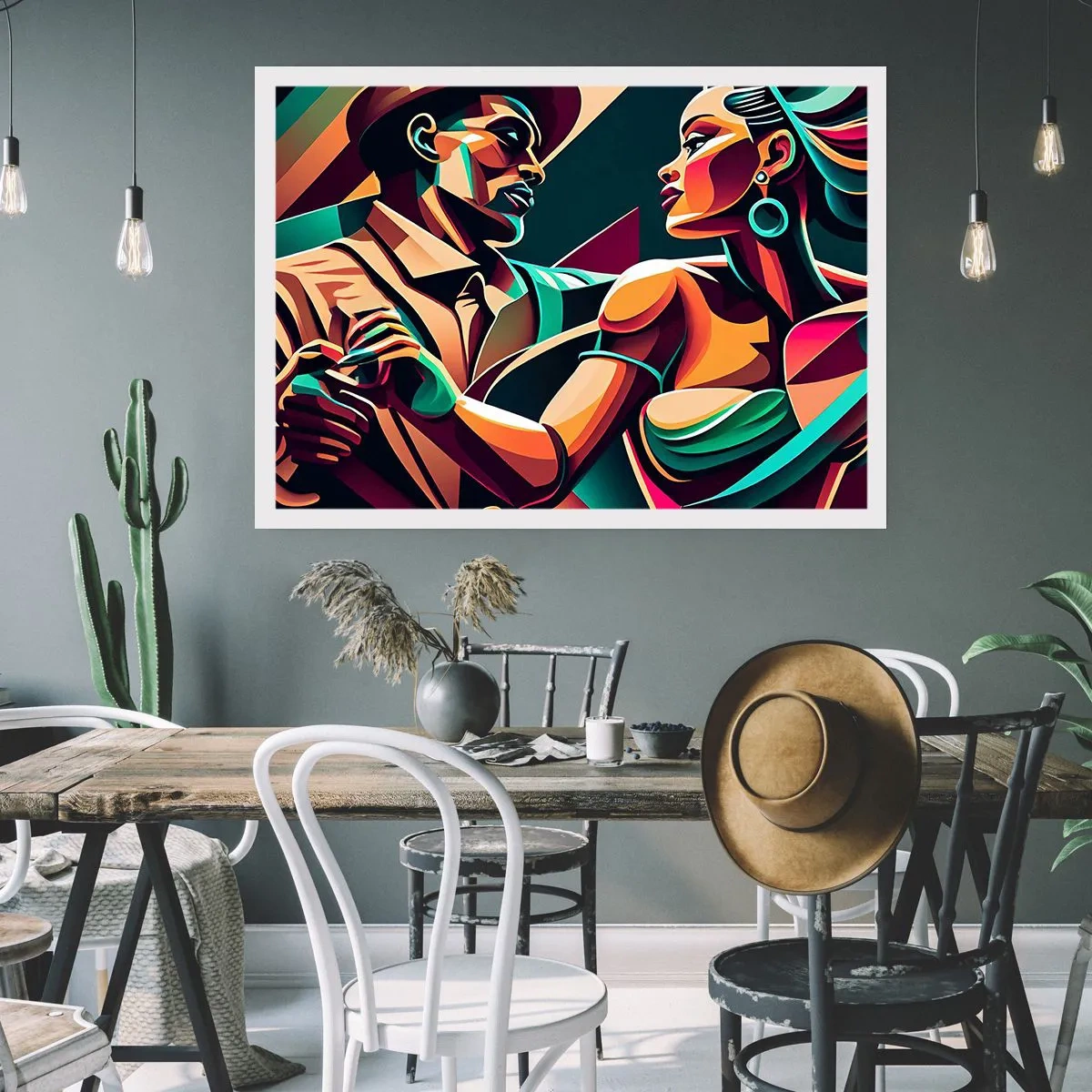 Poster - In het ritme van het hart - 40x30 cm