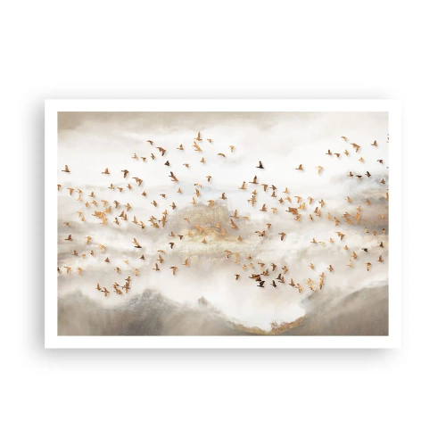 Poster - Het is tijd… - 100x70 cm