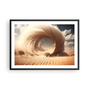 Poster in een zwarte lijst - Open portaal - 70x50 cm