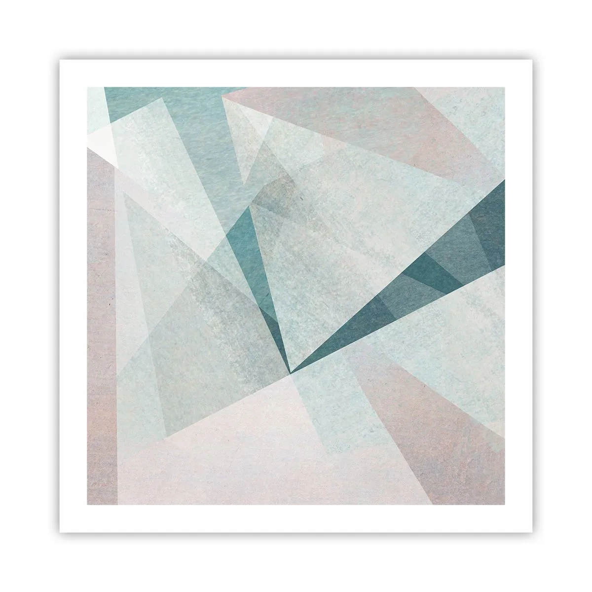 Poster - Makkelijk maar dynamisch - 60x60 cm