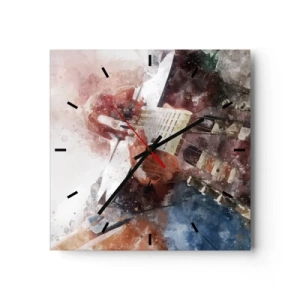 Wandklok - Klok - En wat vind je ervan? - 30x30 cm