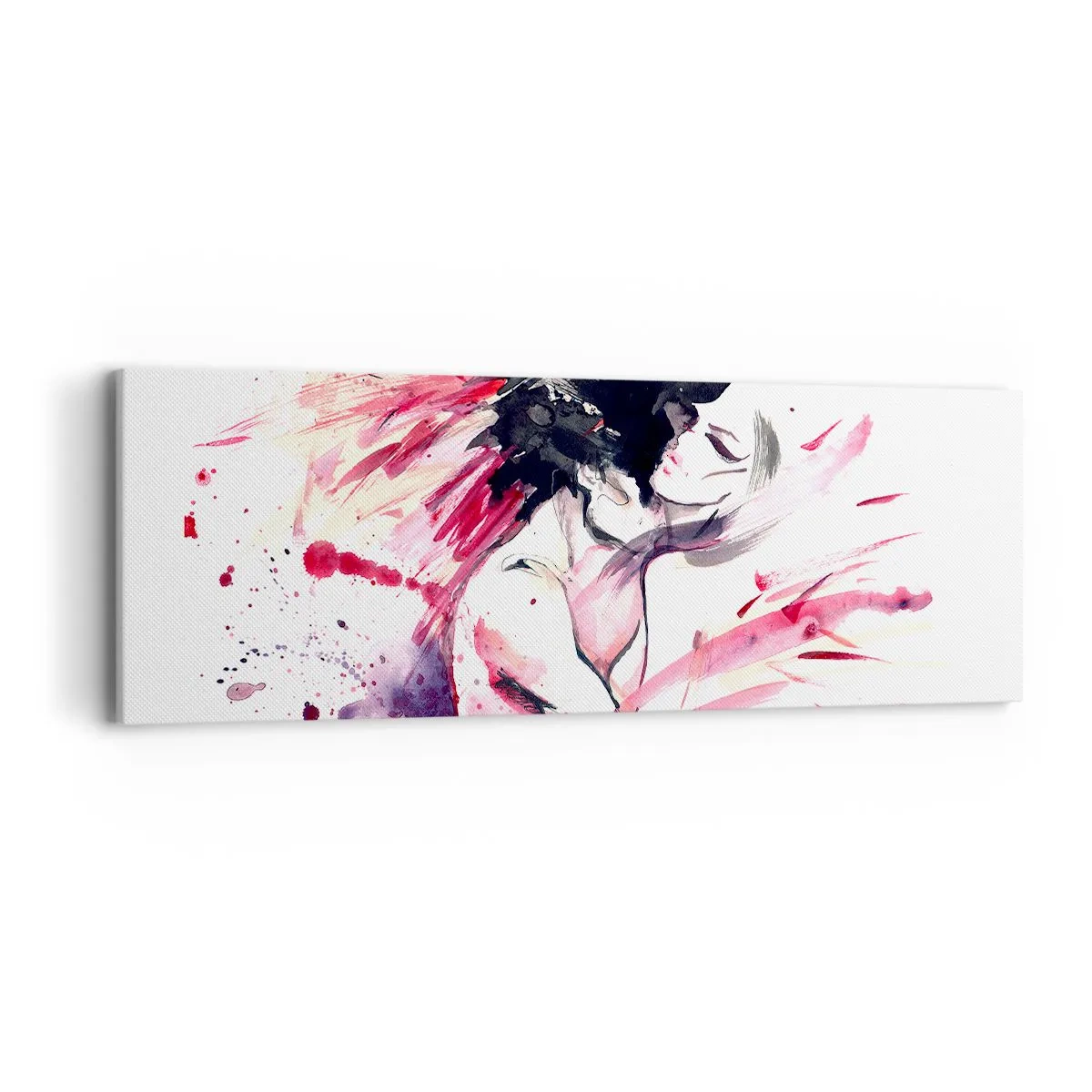 Schilderen op canvas - Een liefdesvervulling - 90x30 cm