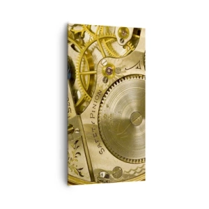 Schilderen op canvas - Ga met de tijd mee - 65x120 cm