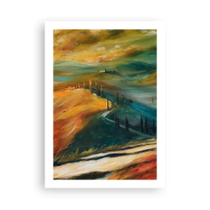Poster - Toscaans landschap - 50x70 cm