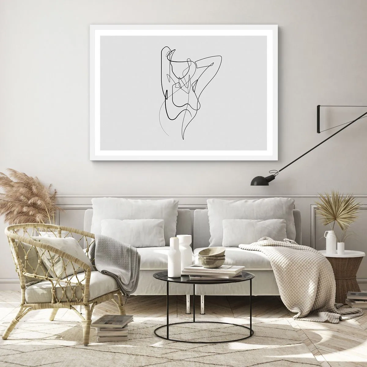 Poster in een witte lijst - Zoals je echt bent… - 40x30 cm