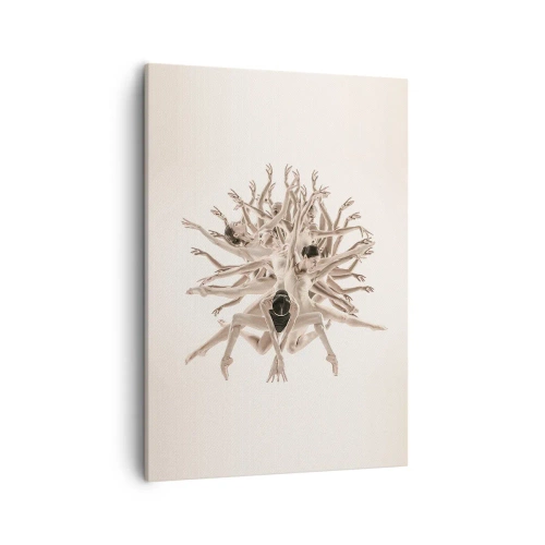 Schilderen op canvas - Bloeiend in dans - 50x70 cm