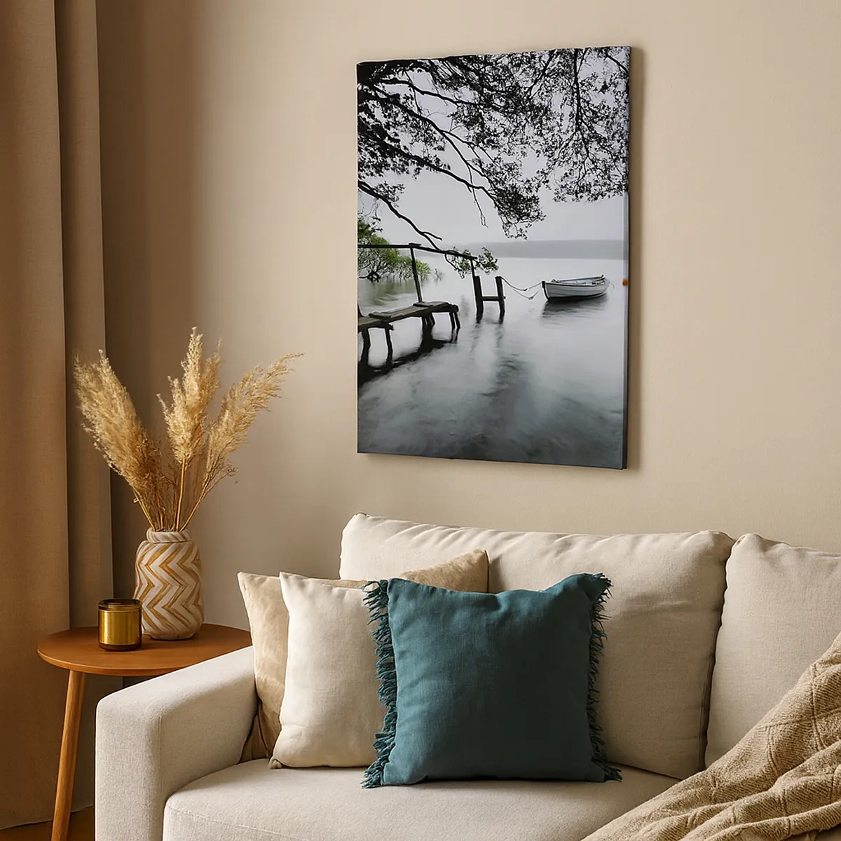 Schilderen op canvas - Je bent al aan het rusten - 50x70 cm