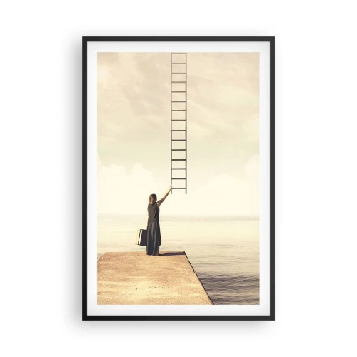 Poster in een zwarte lijst - Een magische reis - 61x91 cm