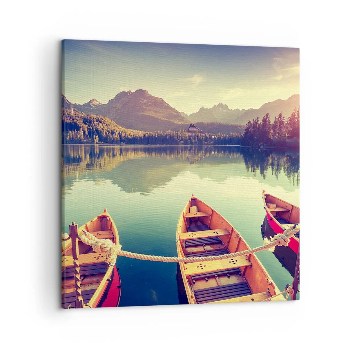 Schilderen op canvas - Leef volgens haar wetten - 50x50 cm