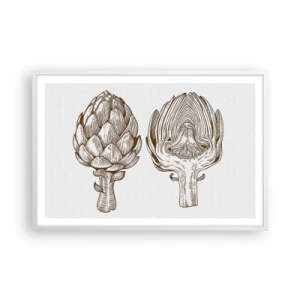 Poster in een witte lijst - Anatomieles - 91x61 cm