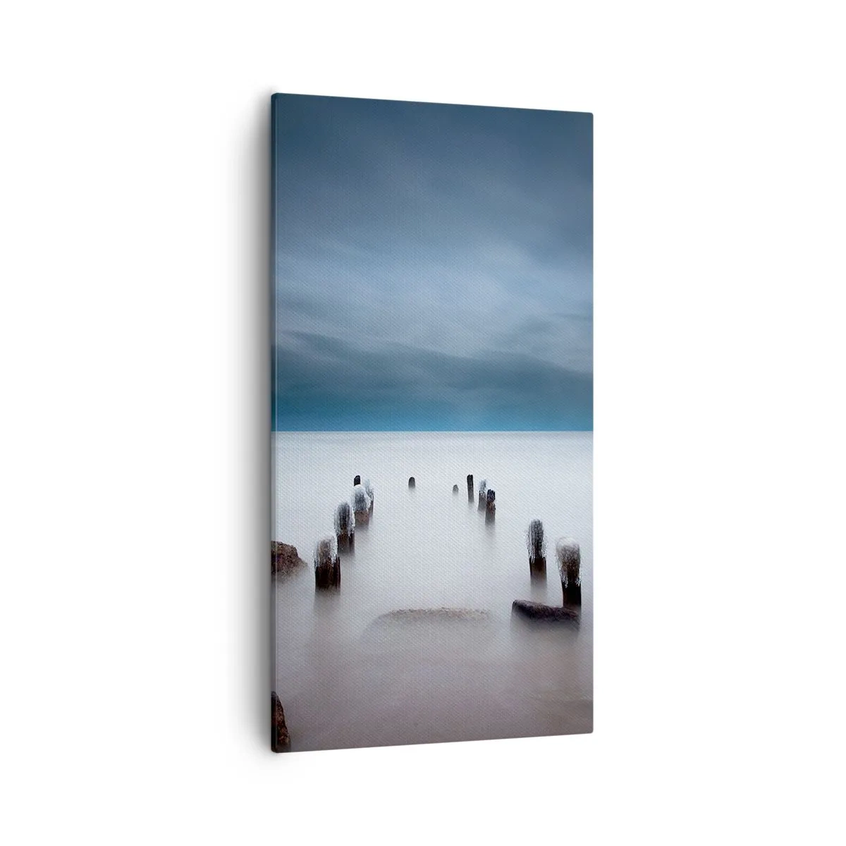 Schilderen op canvas - Peinzend meer - 55x100 cm