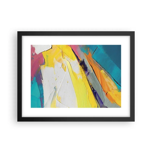 Poster in een zwarte lijst - De anatomie van licht - 40x30 cm