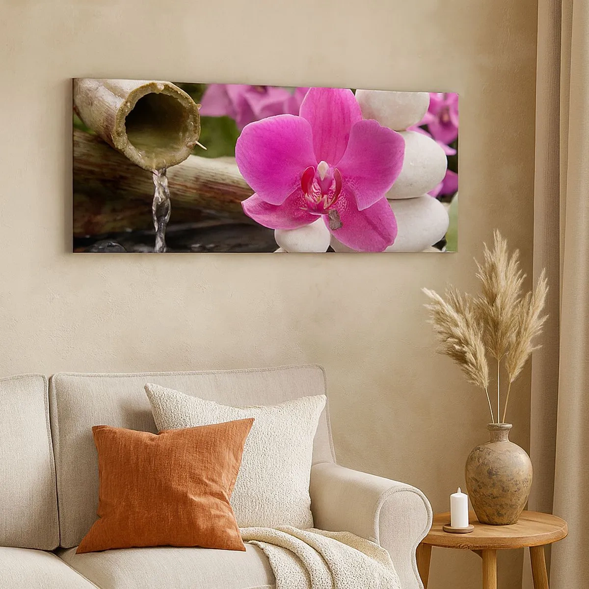 Schilderen op canvas - Je bent al aan het rusten - 100x40 cm