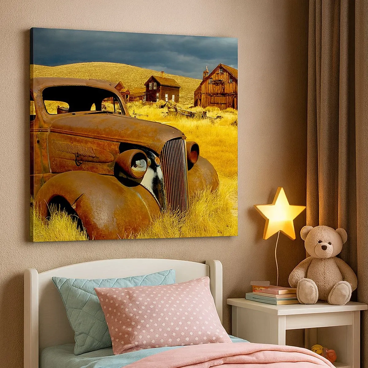 Schilderen op canvas - Een welverdiende rust - 30x30 cm