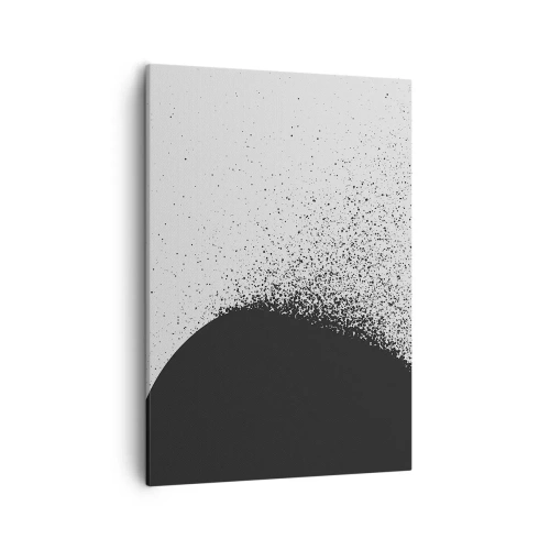 Schilderen op canvas - Beweging van moleculen - 50x70 cm