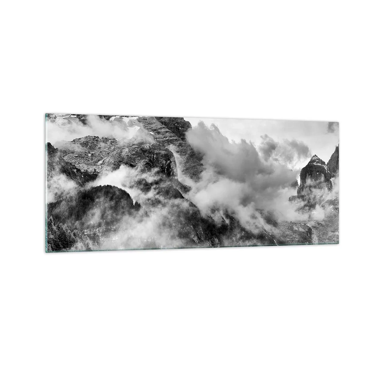 Schilderen op glas - Mooi en wreed - 100x40 cm