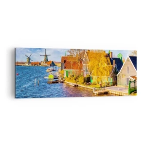 Schilderen op canvas - Eeuwenlang geen verandering - 140x50 cm
