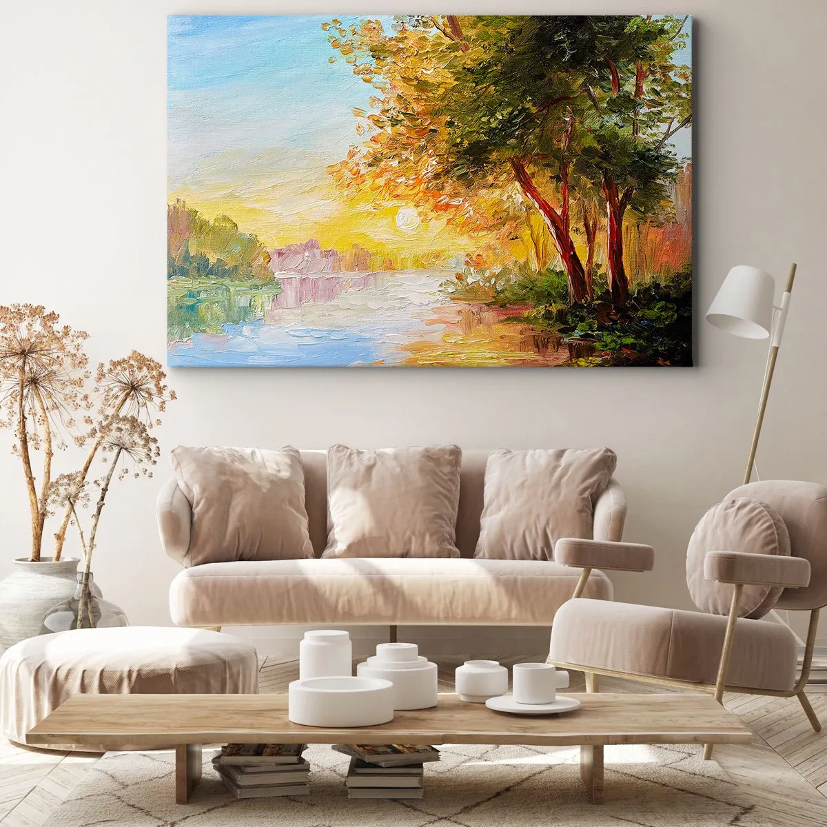 Schilderen op canvas - Et in Arcadia ego - 100x70 cm
