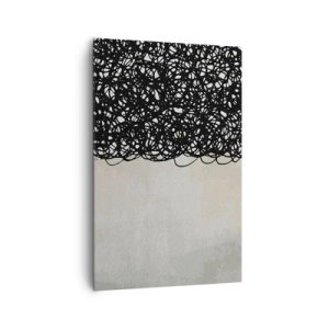 Schilderen op canvas - Turbulente abstractie - 80x120 cm