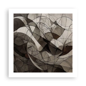 Poster - Circulatie van aardekleuren - 50x50 cm