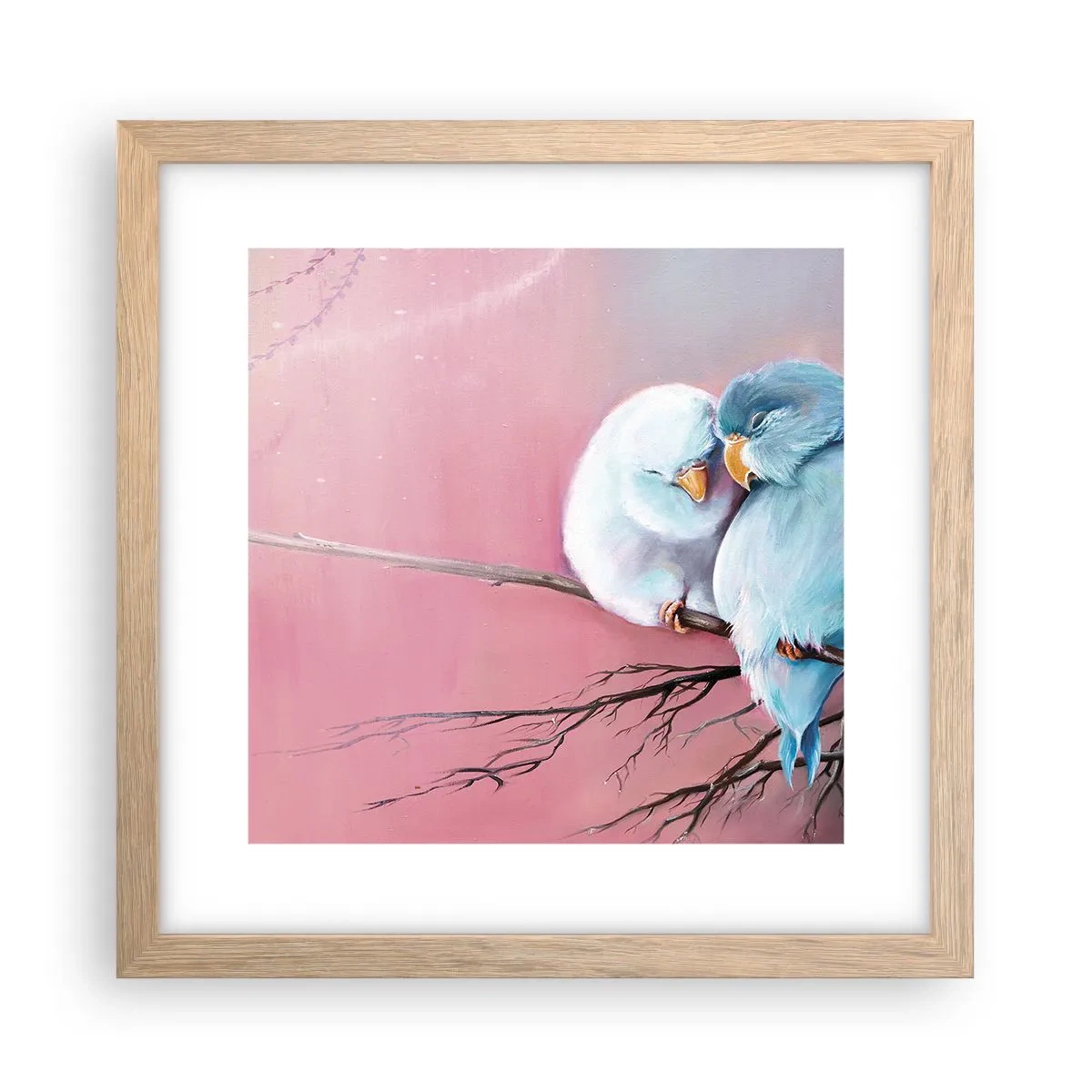 Een poster in een licht eiken lijst - Wat kan ik hier toevoegen? ... - 30x30 cm