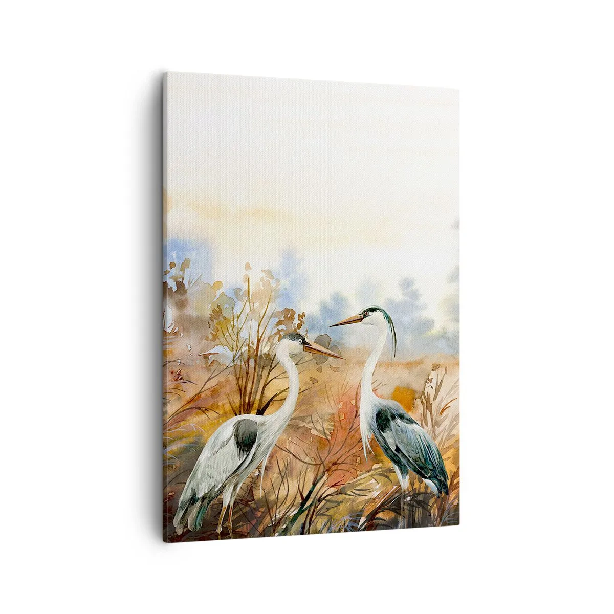 Schilderen op canvas - Waarheen in de herfst? - 50x70 cm