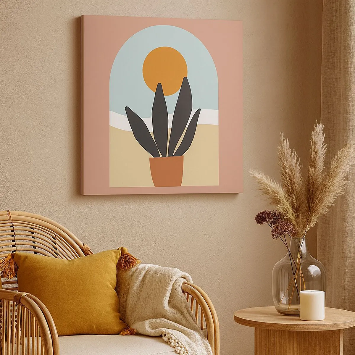 Schilderen op canvas - Kleine geneugten - 30x30 cm