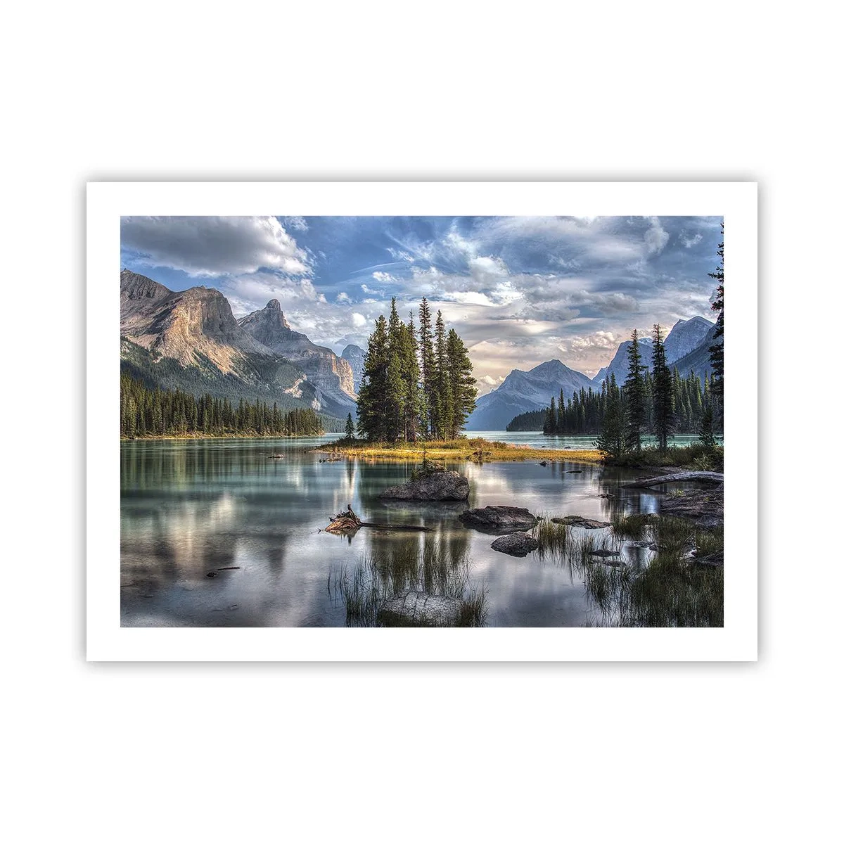 Poster - Aan het grote en schone water ... - 70x50 cm