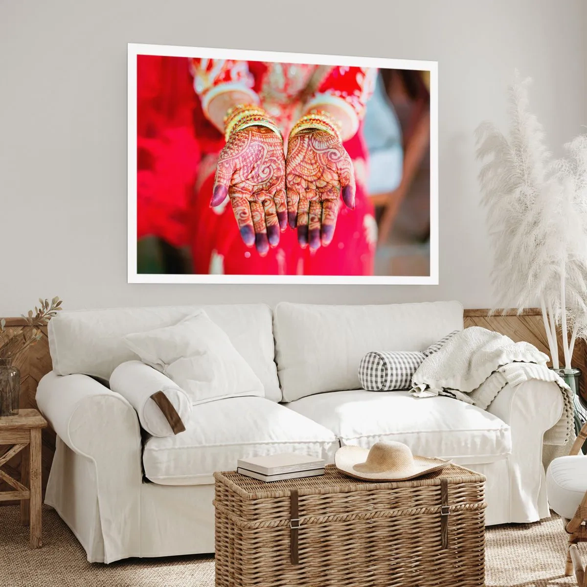 Poster - Klaar om je geluk te vangen? - 100x70 cm
