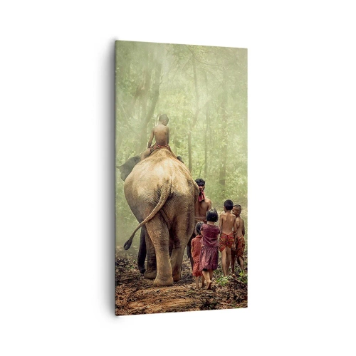 Schilderen op canvas - Nieuw Jungle Boek - 65x120 cm
