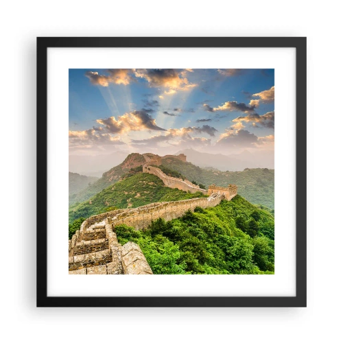 Poster in een zwarte lijst - Eeuwige grootheid - 40x40 cm