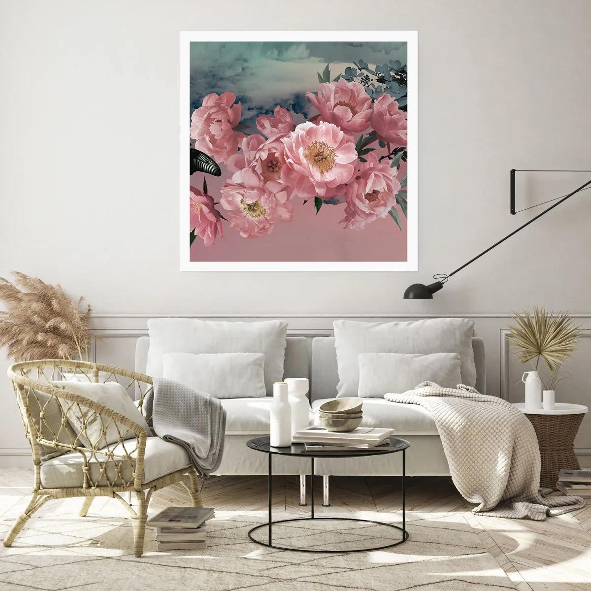 Poster - Het hoogtepunt van de romantiek - 30x30 cm