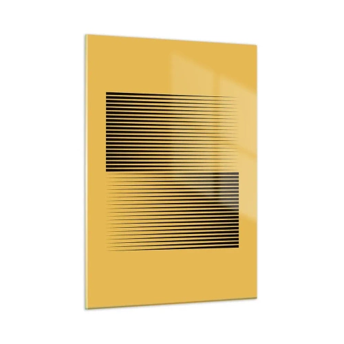 Schilderen op glas - Vierkant van tegenpolen - 50x70 cm