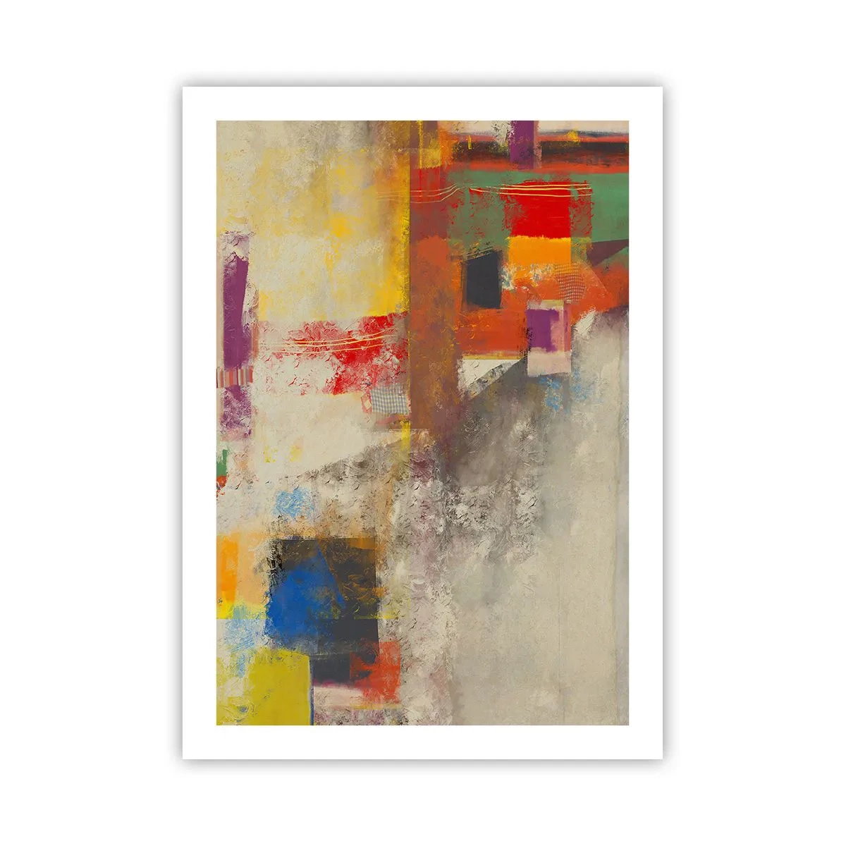 Poster - Kleur geometrie - 50x70 cm