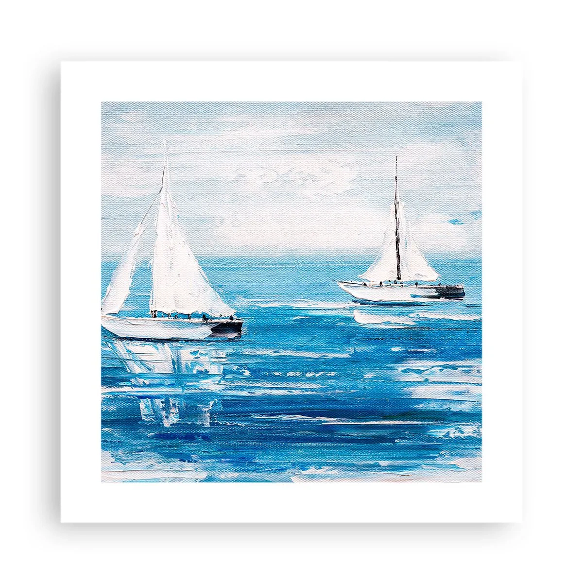 Poster - Met een vriend aan mijn zijde - 40x40 cm