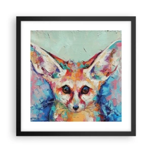 Poster in een zwarte lijst - Ben je klaar voor mij? - 40x40 cm