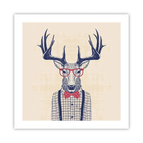 Poster - Een grappig extravaganza - 50x50 cm