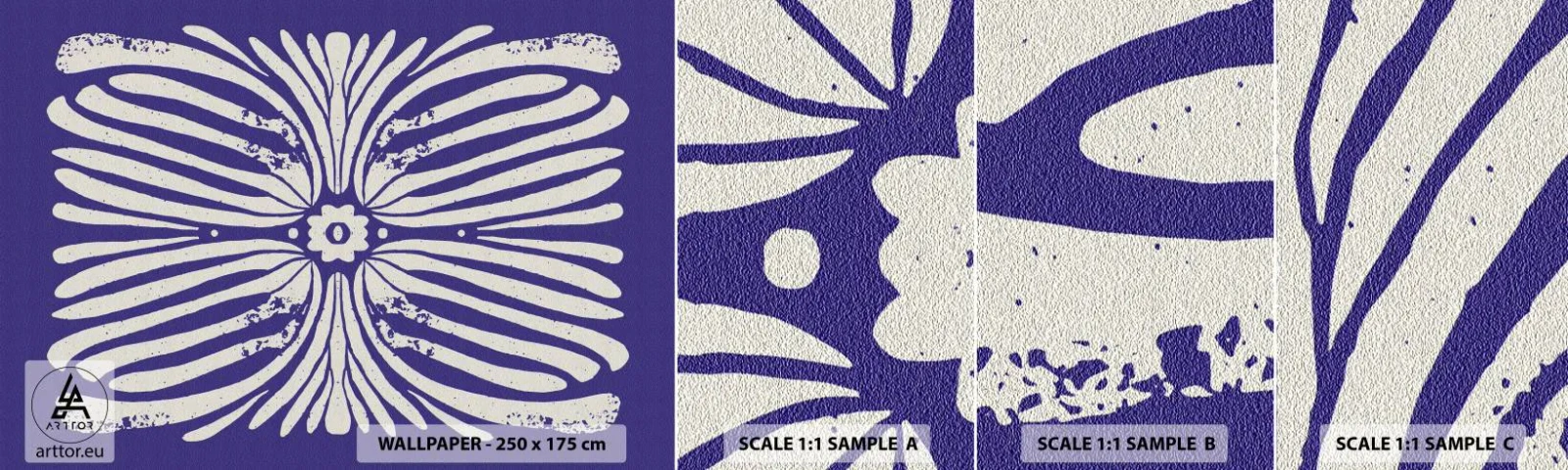 Fotobehang Staaltje Standard Eco - Etnische inspiraties - Boho, Botanisch, Deel - 100x30 cm