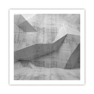 Poster - Een echte uitdaging - 60x60 cm