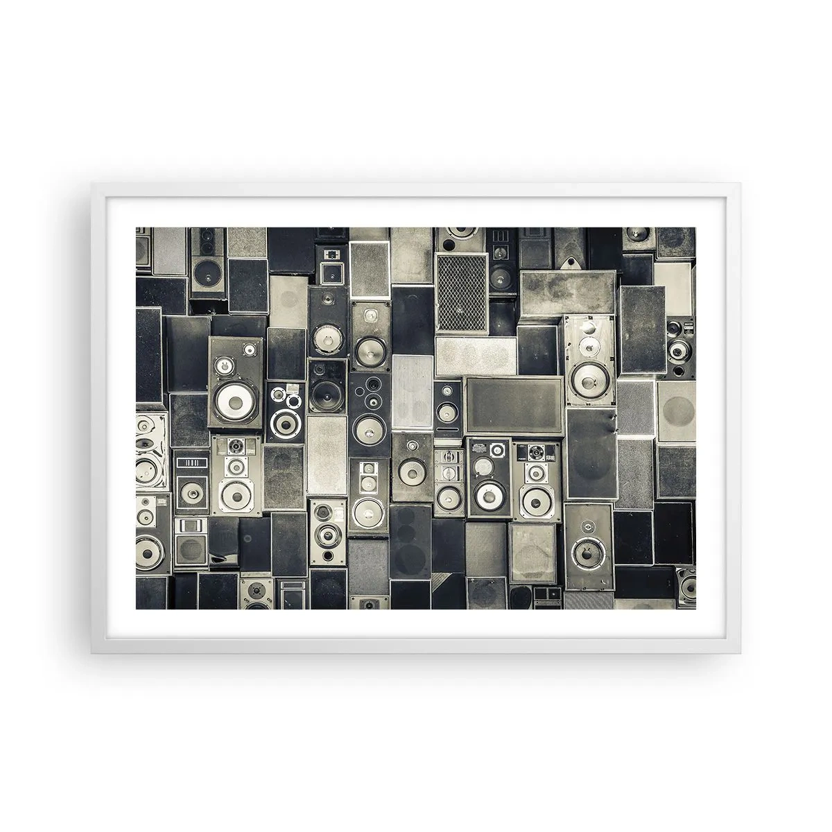 Poster in een witte lijst - En alles is goed - 70x50 cm