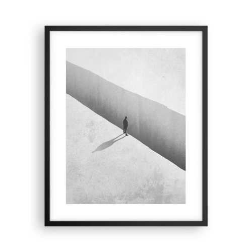 Poster in een zwarte lijst - Een duidelijk doel - 40x50 cm