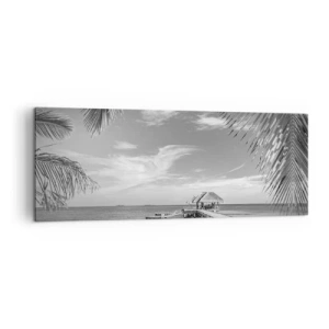 Schilderen op canvas - Herinnering of droom? - 140x50 cm
